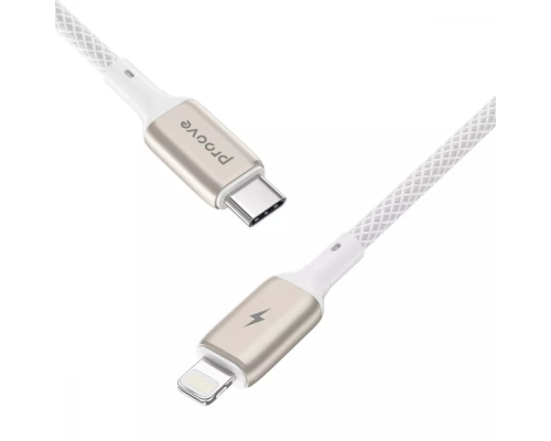 Кабель Proove Dense Metal Type-C to Lightning 27W 3A 1м white PLS-00-00134270