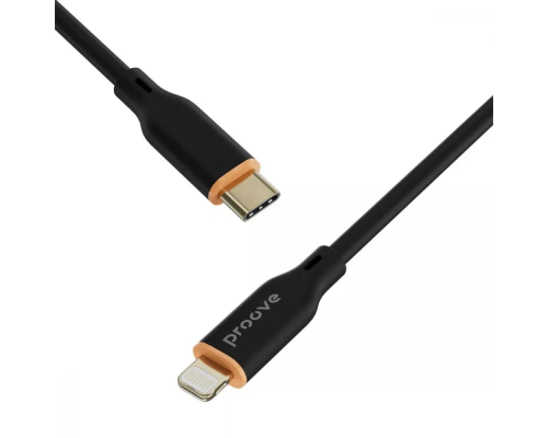 Кабель Proove Jelly Silicone Type-C to Lightning 27W 3A 1м black PLS-00-00134485