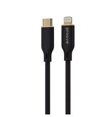Кабель Proove Jelly Silicone Type-C to Lightning 27W 3A 1м black PLS-00-00134485