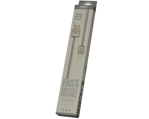 Кабель Remax RC-008м USB-A to Micro USB 1м gray PLS-00-00014875