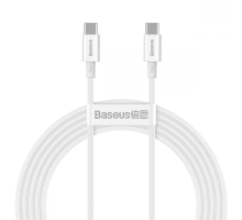 Кабель Baseus Superior Series Fast Charging Type-C to Type-C 100W 5A 2м white PLS-00-00079855