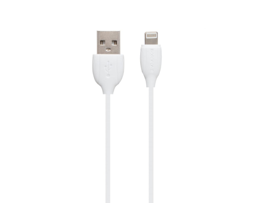 Кабель Borofone BX19 Streamer USB-A to Lightning 12W 2.4A 1м white PLS-00-00053735