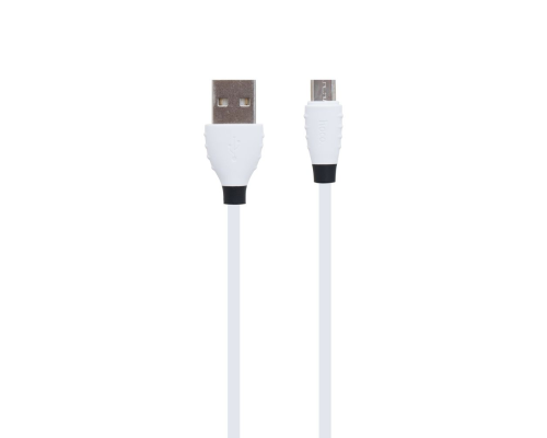 Кабель Hoco X27 Excellent USB-A to Micro USB 1.2м white PLS-00-00051231