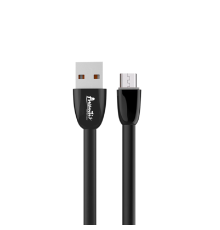Кабель Avantis AC22м USB-A to Micro USB 15W 3A 1м black PLS-00-00091456