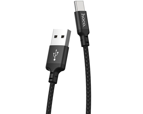 Кабель Hoco X14 Times Speed USB-A to Type-C 15W 3A 2м black PLS-00-00050466