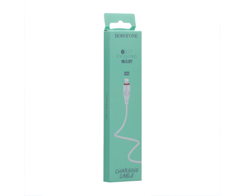 Кабель Borofone BX17 USB-A to Lightning 10W 2A 1м white PLS-00-00052870