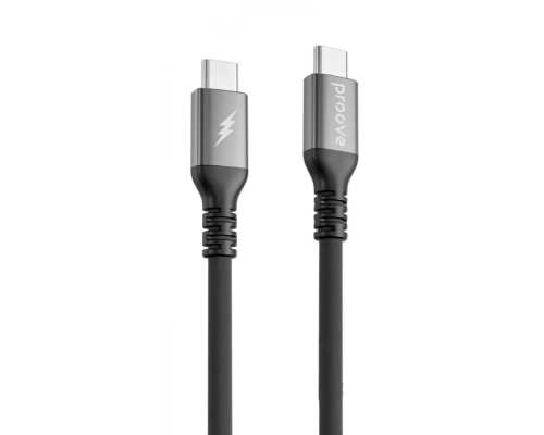 Кабель Proove ReGen Silicone Type-C to Type-C 60W 3A 1м black PLS-00-00134490
