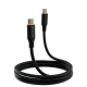 Кабель Proove Jelly Silicone Type-C to Type-C 60W 3A 1м black PLS-00-00112692