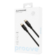 Кабель Proove Jelly Silicone Type-C to Type-C 60W 3A 1м black PLS-00-00112692