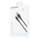 Кабель Proove Soft Silicone USB-A to Type-C 12W 2.4A 1м black PLS-00-00112633
