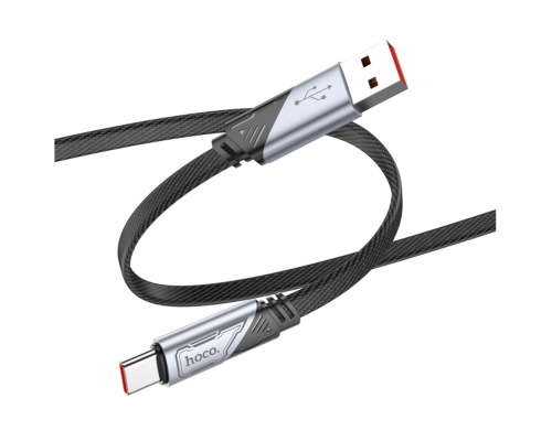 Кабель Hoco U119 USB-A to Type-C 27W 5A 1.2м black PLS-00-00115717