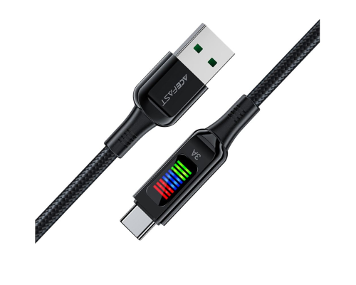 Кабель Acefast C7-04 USB-A to Type-C 60W 3A 1.2м black PLS-00-00124966