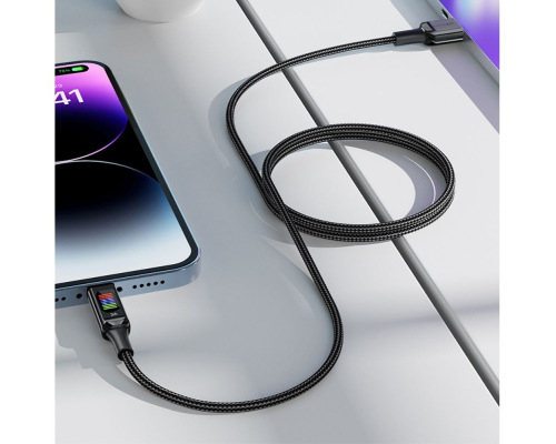 Кабель Acefast C7-04 USB-A to Type-C 60W 3A 1.2м black PLS-00-00124966