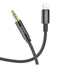 Audio кабель AUX Hoco UPA19 Lightning to 3.5мм 1м black PLS-00-00088071