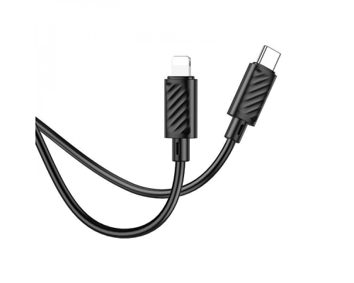 Кабель Hoco X88 Type-C to Lightning 20W 2.4A 1м black PLS-00-00114147