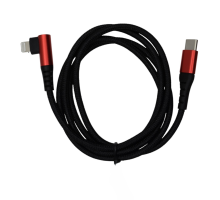 Кабель Monoko UC415 Type-C to Lightning 1м black red PLS-00-00121095