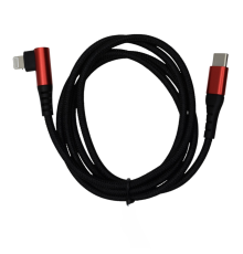Кабель Monoko UC415 Type-C to Lightning 1м black red PLS-00-00121095