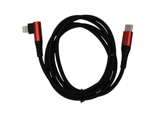 Кабель Monoko UC415 Type-C to Lightning 1м black red PLS-00-00121095