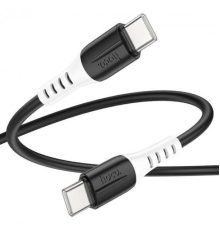 Кабель Hoco X82 Silicone Type-C to Type-C 60W 3A 1м black PLS-00-00119509