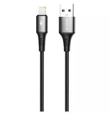 Кабель Proove WireX USB-A to Lightning 12W 2.4A 1м black PLS-00-00149406