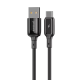 Кабель Proove Flex Metal USB-A to Type-C 12W 2.4A 1м black PLS-00-00134439