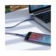 Кабель Hoco X71 USB-A to Micro USB 2.4A 1м blue PLS-00-00087540
