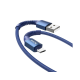 Кабель Hoco X71 USB-A to Micro USB 2.4A 1м blue PLS-00-00087540