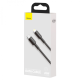 Кабель Baseus High Density Braided Type-C to Lightning PD 20W 2.4A 1м black PLS-00-00061051