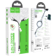 Кабель Hoco U97 2в1 USB-A to Lightning+USB-A to Type-C 1м black white PLS-00-00070946