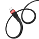 Кабель Hoco U72 Forest Silicone USB-A to Micro USB 12W 2.4A 1.2м black PLS-00-00050416
