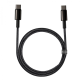 Кабель Baseus Tungsten Gold Type-C to Type-C 100W 5A 1м black PLS-00-00061061