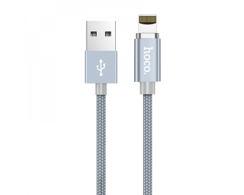 Кабель Hoco U40A Magnetic USB-A to Lightning 10W 2A 1м gray PLS-00-00029068