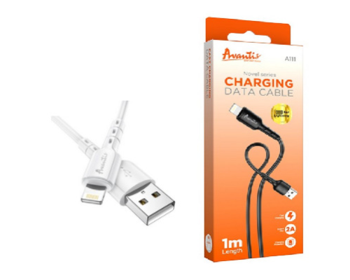 Кабель Avantis A111 USB-A to Lightning 10W 2A 1м white PLS-00-00092069