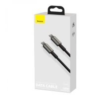 Кабель Baseus Tungsten Gold Type-C to Type-C 100W 5A 1м black PLS-00-00061061