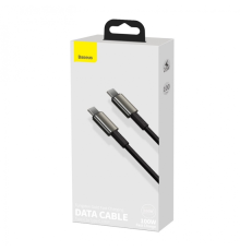 Кабель Baseus Tungsten Gold Type-C to Type-C 100W 5A 1м black PLS-00-00061061