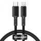 Кабель Baseus High Density Braided Type-C to Lightning PD 20W 2.4A 1м black PLS-00-00061051