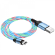 Кабель Hoco U90 Magnetic Ingenious Streamer USB-A to Lightning 10W 2A 1м blue PLS-00-00055489