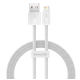 Кабель Baseus Dynamic Series USB-A to Lightning 12W 2.4A 1м (CALD000402) white PLS-00-00090193