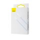 Кабель Baseus Dynamic Series USB-A to Lightning 12W 2.4A 1м (CALD000402) white PLS-00-00090193