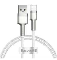 Кабель Baseus Cafule Series Metal Data Cable USB to Type-C 66W 1m White (CAKF000102)