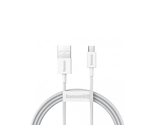 Кабель Baseus Superior Series Fast Charging Data Cable USB to Micro 2A 1m White (CAMYS-02)