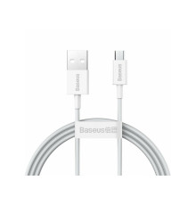 Кабель Baseus Superior Series Fast Charging Data Cable USB to Micro 2A 2m White (CAMYS-A02)