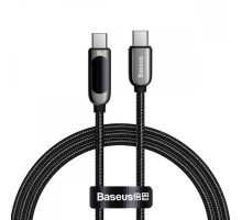 Кабель Baseus Display Fast Charging Data Cable Type-C to Type-C 100W 1m Black (CATSK-B01)