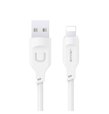 Кабель Usams US-SJ565 Lightning 2.4A Charging & Data Cable Lithe Series 1.2m White (SJ565USB02)