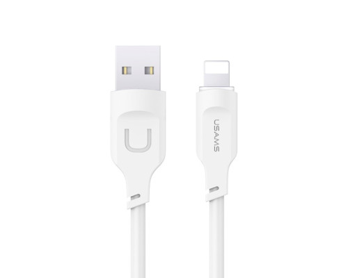 Кабель Usams US-SJ565 Lightning 2.4A Charging & Data Cable Lithe Series 1.2m White (SJ565USB02)