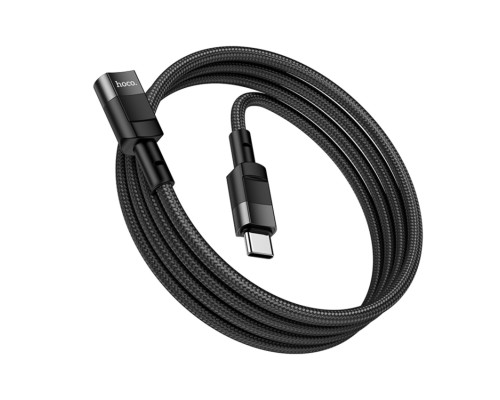 Кабель HOCO U107 Type-C Male to Type-C Female USB2.0 extension cable(L=1.2m) Black (6931474789990)