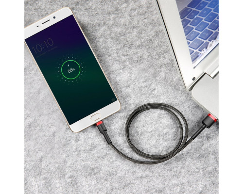 Кабель Baseus cafule Cable USB For Micro 2A 3m Red+Black (CAMKLF-H91)