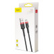 Кабель Baseus cafule Cable USB For Micro 2A 3m Red+Black (CAMKLF-H91)