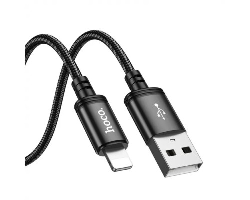 Кабель HOCO X91 Radiance charging data cable for iP(L=3M) Black (6931474788702)