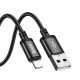 Кабель HOCO X91 Radiance charging data cable for iP(L=3M) Black (6931474788702)